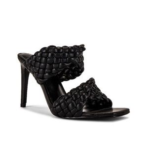 Raye Black Mulled Heels